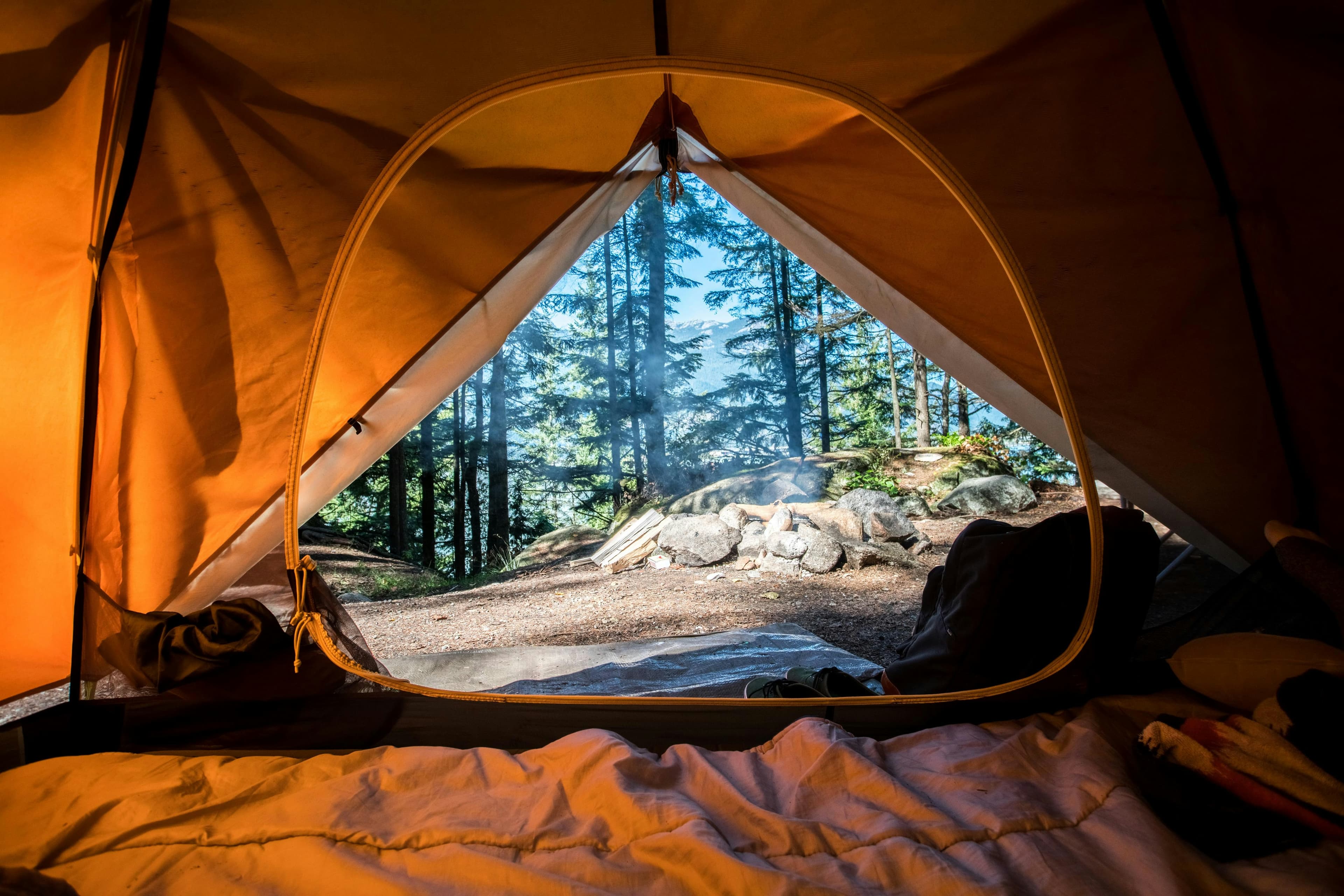 Tent in nature